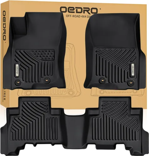 Miniatura 12 de OEDRO Revestimiento del Maletero de Carga Compatible con Chevrolet Equinox/GMC Terrain 2010-2017, Tapete de Carga Antideslizante de Ajuste