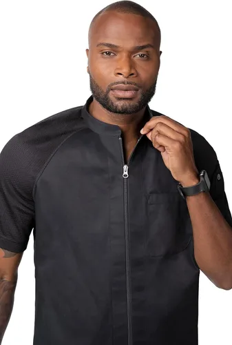 Miniatura 3 de Chef Works Abrigo de chef Arcadia para hombre