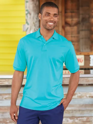 Miniatura 4 de Jerzees Men's Short Sleeve Polo Shirts, SpotShield Stain Resistant, Sizes S-5X