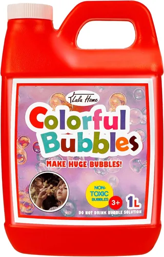 Miniatura 13 de Solución concentrada de burbujas Lulu Home, repuesto de 1 L/33.8 onzas para máquinas de burbujas, varitas gigantes y sopladores - hasta 2.5 galones