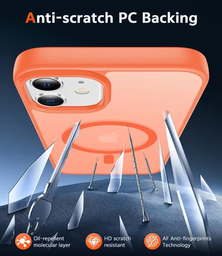 Miniatura 1269 de FNTCASE Funda para iPhone 13 Pro-Max: Fundas magnéticas transparentes compatibles con Magsafe Slim anti amarillamiento protección contra caídas