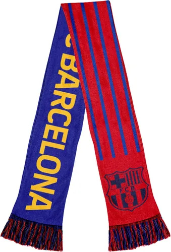 Miniatura 11 de Icon Sports Bufanda de fútbol con licencia oficial del FC Barcelona, unisex para adultos