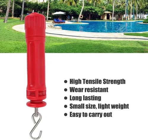 Miniatura 5 de Tensor de línea de carril, tensor de cuerda de acero inoxidable con gancho en S para piscina