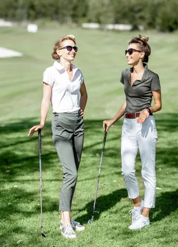 Miniatura 6 de BALEAF - Pantalones elásticos de viaje con bolsillos con cremallera, pantalones de golf y atléticos de cintura alta con FPU50+ para trabajo y uso