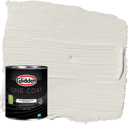 Miniatura 66 de Glidden Pintura Interior + Imprimación: Gris/Plata Antigua, Una Capa, Satinado, 1 Galón