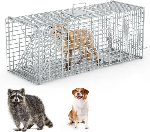 Miniatura 10 de Trampa humana para ratones, atrapa y libera, trampa unidireccional para roedores para uso en interiores y exteriores, trampa humana para ratas