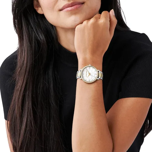 Miniatura 4 de Michael Kors Pyper - Reloj de acero inoxidable para mujer, con correa de acero, cuero o silicona
