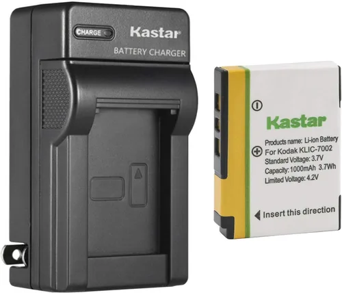 Miniatura 8 de Kastar Cargador de batería de pared de CA KLIC-7002 para batería Kodak KLIC-7002 K7002, Kodak EasyShare V530, EasyShare V603, EasyShare V530 Zoom
