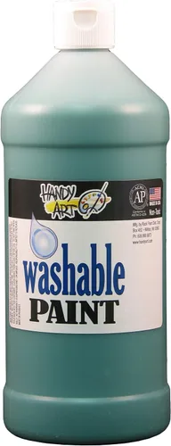 Miniatura 3 de Handy Art Pintura lavable de 16 onzas, color negro