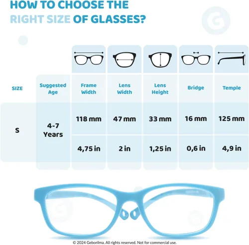 Miniatura 43 de Unbreakable Eyeglasses for Kids Flexible Glasses - Kids Prescription Sports Glasses 4-7 years