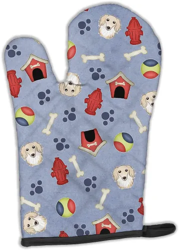 Miniatura 165 de Caroline's Treasures BB4020OVMT Dog House Collection Border Collie - Guante de horno grueso resistente al calor para sartenes calientes y horno
