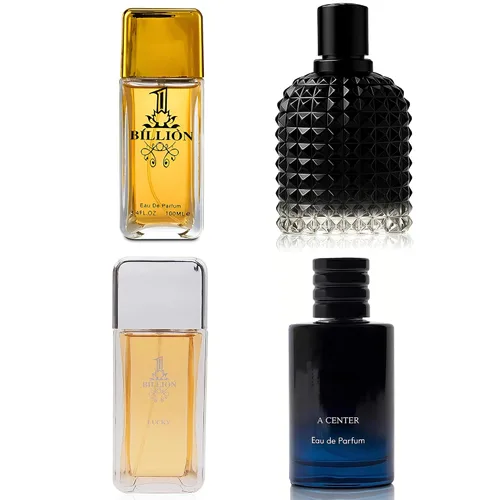 Miniatura 25 de A CENTER Colonia para hombre incluye 4 paquetes variados de perfume de regalo, 3.4 onzas líquidas cada uno Eau De Parfume Naranja Amarga, aroma a