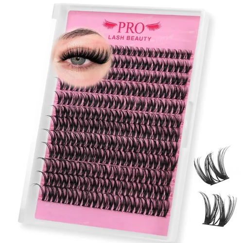 Miniatura 19 de Extensiones de pestañas postizas en abanico 6D-D-0.10-0.50 pulgadas, extensiones de pestañas postizas de volumen con tallo largo .07 .10, abanicos