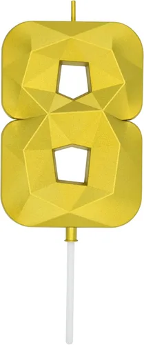 Miniatura 338 de DERVENTA Velas de cumpleaños con números grandes, 3D, color rosa, 3.7 pulgadas, decoración para tartas de fiesta, 1 pieza (número 3 rosa)