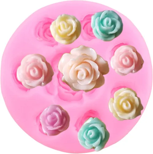 Miniatura 7 de Zixiang Molde para pastel de fondant de flores, diseño de libélula, mariposa, margarita, hojas de rosa, mini flores, dulces, moldes de silicona