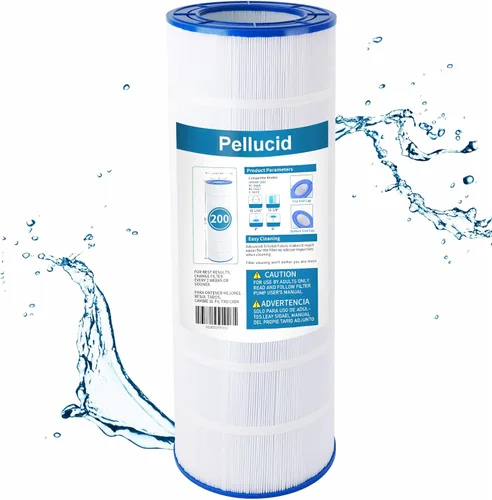 PELLUCID PAP200 - Cartucho de filtro de piscina compatible con CC200, Unicel C-9419, Clean & Clear 200, R173217, Filbur FC-0688, 59054400, Aladdin