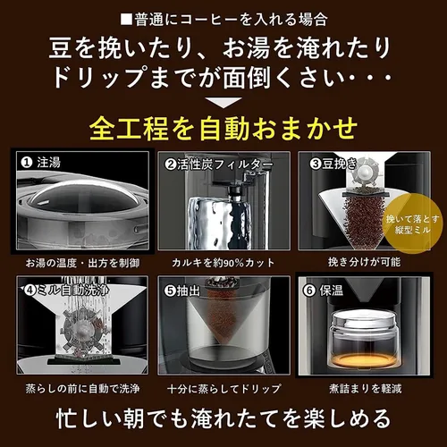 Miniatura 3 de Panasonic Cafetera de agua purificada hirviendo (NEGRO) NC-A57-K【Productos genuinos nacionales de Japón】【Se envía desde Japón】