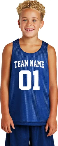 Miniatura 13 de Custom Basketball Jersey Youth Sizes Add Your Team, Name, & Number Unisex