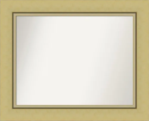 Miniatura 61 de Amanti Art Landon Gold Espejo de baño, espejo de pared o espejo de tocador de baño sobre el fregadero (26.25 x 26.25 pulgadas) Espejo no biselado