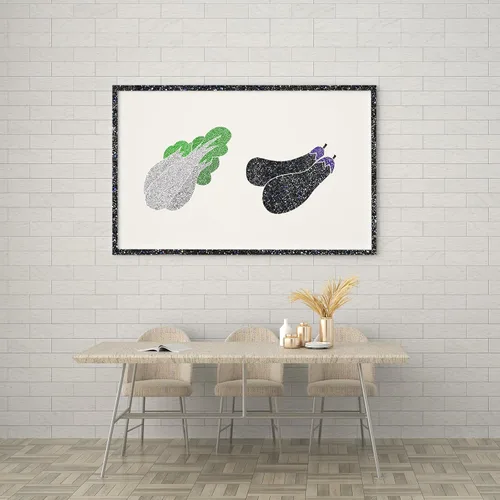 Miniatura 7 de MECCANIXITY Calcomanías de diamantes de imitación, 9.45 x 63 pulgadas, calcomanías de decoración de resina autoadhesivas y brillantes, color negro