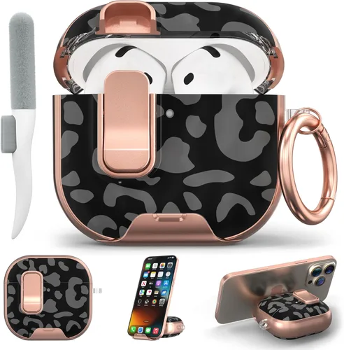 Miniatura 24 de Maxjoy Funda para AirPods 4, funda transparente para AirPod de 4ª generación, funda protectora suave y linda flor para AirPod 4 para mujeres