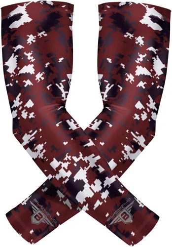 Miniatura 33 de Bucwild Sports Baseball Arm Sleeve - Youth & Adult 1 Pair - Football Basketball Cycling Tennis Bandera de EE.UU