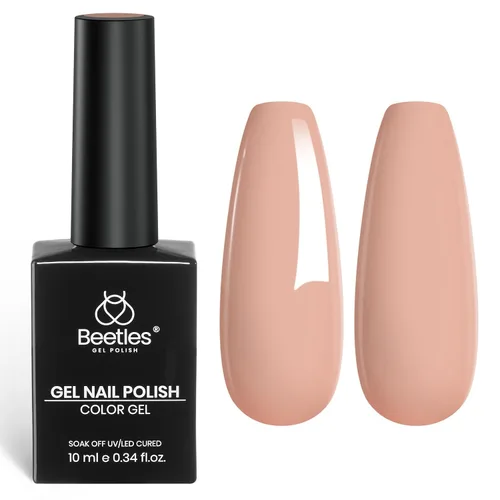 Miniatura 7 de Beetles - Esmalte de gel blanco de 0.3 fl oz, 1 unidad de esmalte de gel blanco puro, arte de uñas francés, salón de manicura, diseño de bricolaje