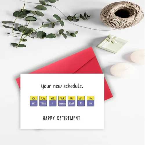 Miniatura 4 de Huameigf Divertidas tarjetas de jubilación para él y ella, regalos de humor para mujeres y hombres, felicitaciones nuevo calendario de jubilación