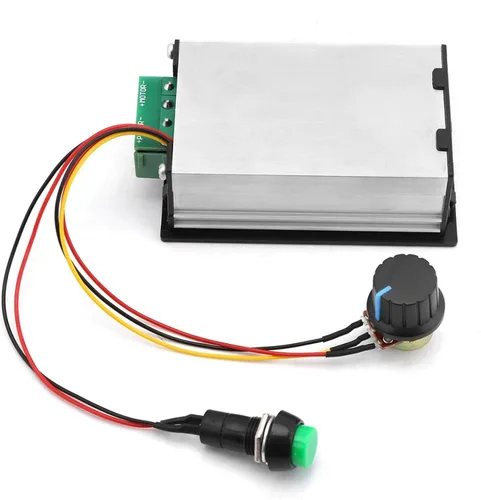 Miniatura 7 de 6-60V 30A PWM DC Motor Controlador de velocidad Regulador digital Pantalla de interruptor de velocidad variable Control LED Placa de circuito