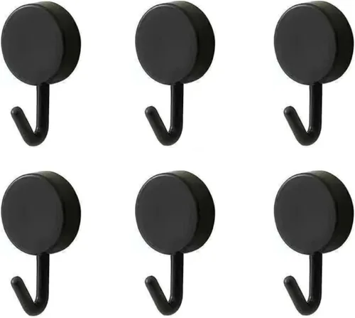 Miniatura 7 de Paquete de 6 ganchos adhesivos, bonitos ganchos para llaves para decoración de pared, para colgar sombrero, toalla, llave, gancho de toalla