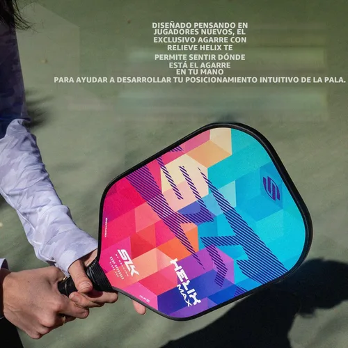 Miniatura 7 de Selkirk Sport SLK Helix Pro Paleta de Pickleball Paletas de Pickleball de Fibra de Carbono Termoformada con Cara Híbrida de Fibra de Carbono