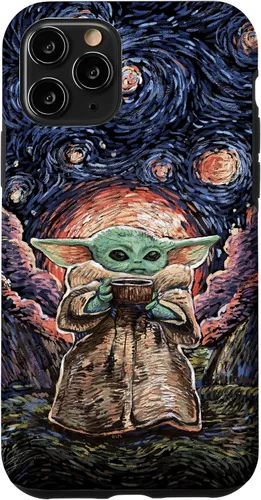Miniatura 29 de Star Wars: The Mandalorian The Child Starry Night Style - Carcasa para iPhone 17