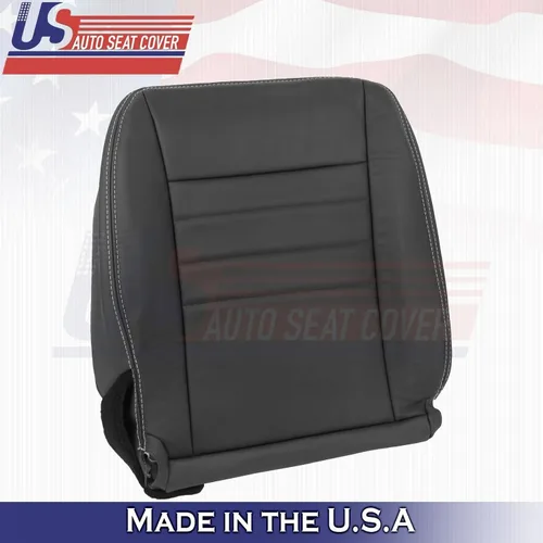 Miniatura 8 de U.S.AutoSeatCover 2013 2014 Compatible con Dodge Charger SXT Driver Passenger Bottom Fundas de asiento de cuero BLK