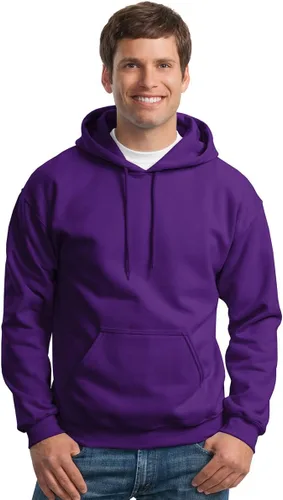 Miniatura 48 de Gildan - Sudadera con capucha para hombre, mezcla pesada, cordón de ajuste, Rosa de seguridad