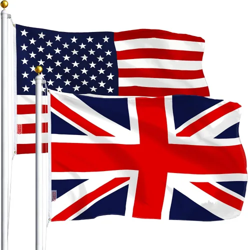 Miniatura 19 de G128 Paquete Combo: Bandera Americana de EE. UU. 3 x 5 pies 75D con estrellas impresas y Bandera de México (mexicana) 3 x 5 pies 75D impresa Estados