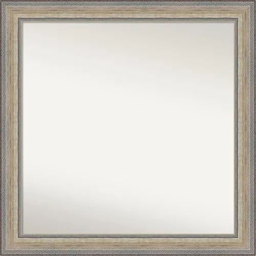 Miniatura 474 de Amanti Art Espejo de baño plateado para sobre fregadero, 28 x 47 pulgadas, espejo rectangular de plata imperial, marco de madera tradicional de gran