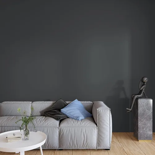 Miniatura 3 de VaryPaper Papel Tapiz Gris de Gran Tamaño Despegar y Pegar 32''x118'' Papel de Contacto Gris Removible Impermeable Autoadhesivo de Vinilo Decorativo