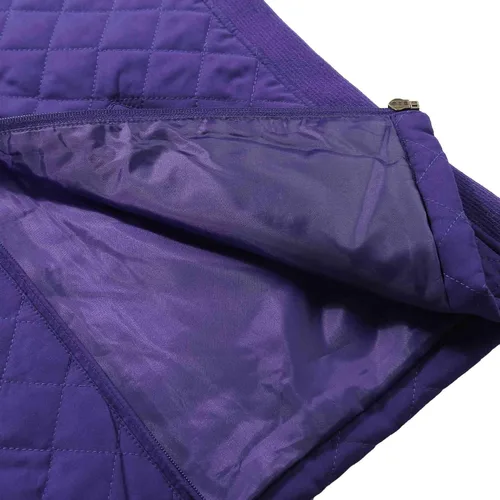 Miniatura 6 de Bienzoe Chaleco liviano sin mangas, acolchado, con cierre, casual, para mujeres con laterales elásticos.