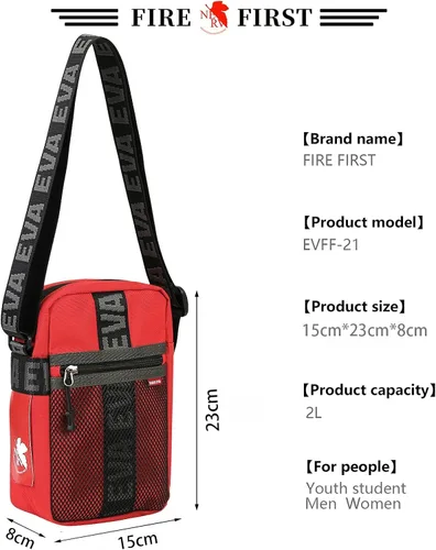Miniatura 6 de FIREFIRST x RADIO EVA - Evangelion Mini Crossbody Shoulder Bag