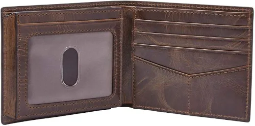 Miniatura 6 de Fossil Coachman - Reloj casual de cuarzo de acero inoxidable y cuero para hombre Casual