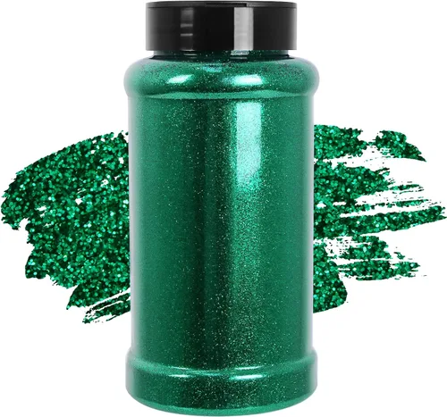 Miniatura 41 de Purpurina blanca ultrafina, 16 oz (1 lb), purpurina fina para manualidades de resina, uñas, vasos, slime, cosméticos y decoración de festivales