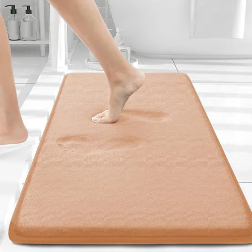 Miniatura 18 de Smiry Tapetes de Baño de Espuma Viscoelástica 36 x 24 pulgadas, Tapetes de Baño Extra Suaves y Absorbentes, Alfombra Antideslizante Lavable