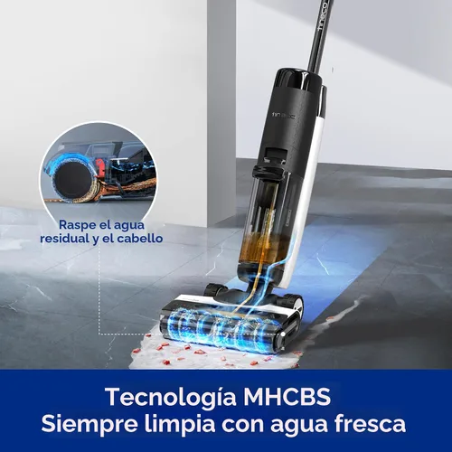 Miniatura 2 de Tineco Floor ONE S7 PRO Aspiradora Inalámbrica Húmeda y Seca, Trapeador Limpiador de Pisos Inteligente para Pisos Duros, Largo Tiempo