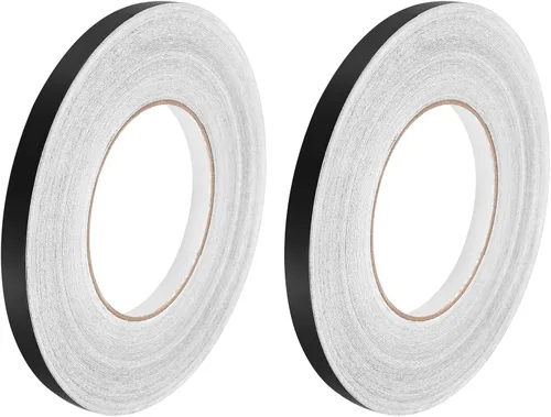 Miniatura 10 de uxcell 2 calcomanías autoadhesivas de papel de aluminio de 0.2 pulgadas x 164 pies para decoración de huecos, tira de cinta adhesiva impermeable