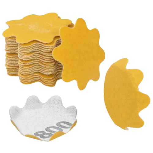 Miniatura 22 de Keystone Flex Edge Gold - Discos de lijado de gancho y bucle de 1 pulgada, papel de arena ondulado para lijadoras de cuencos y accesorios de lijado
