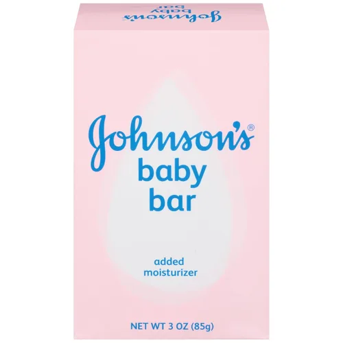 Johnson's Baby Barra de jabón suave para el baño del bebé y el cuidado de la piel, hipoalergénica, 3 onzas