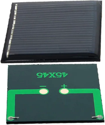 Miniatura 13 de Fielect 1.5V 0.7W policristalino mini módulo de panel solar DIY para juguetes ligeros cargador 10.630x2.165 in, 1pcs