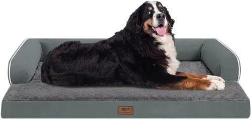 Miniatura 71 de Cama ortopédica impermeable para perros pequeños, cama para perros de tamaño mediano, cómoda cama para mascotas y gatos con lados, funda extraíble