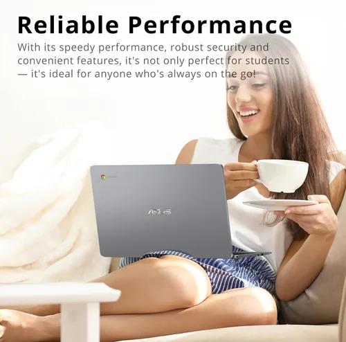 Miniatura 5 de ASUS Chromebook C223 - Laptop HD de 11.6 pulgadas, procesador Intel Celeron N3350, 4 GB de RAM, 32 GB eMMC, gráficos Intel UHD, cámara web 720P