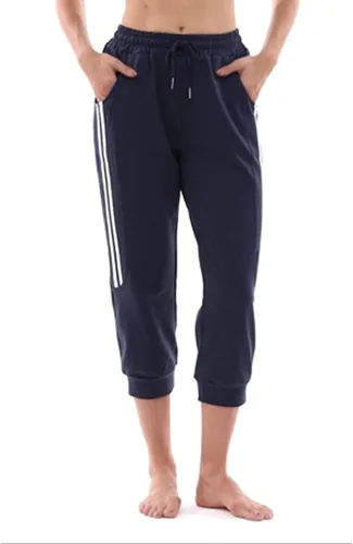 Miniatura 4 de KaiDi Pantalones capri para mujer, pantalones capri casuales con bolsillos, pantalones capri para yoga, pantalones de entrenamiento con cordón